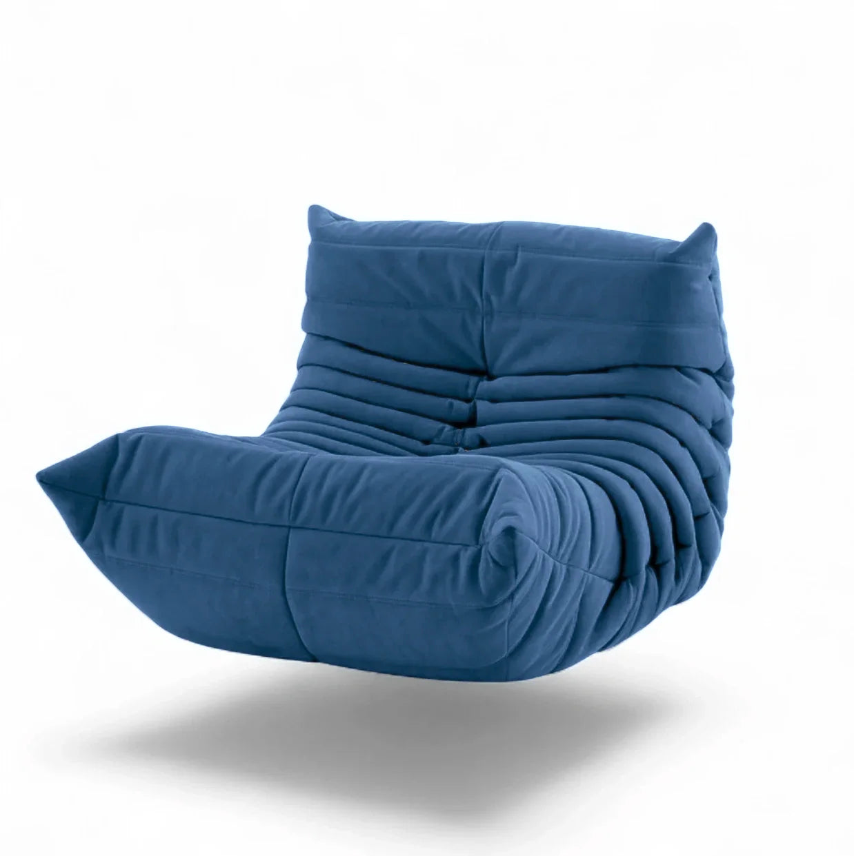 Togo Sessel - Einzelsitzer Denimblau