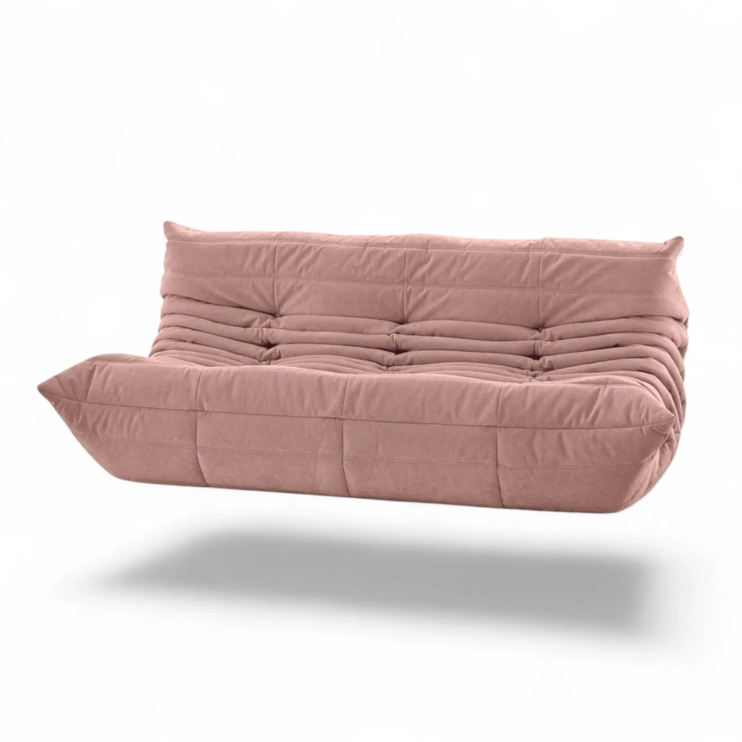 Togo Sofa – Dreisitzer Altrosa