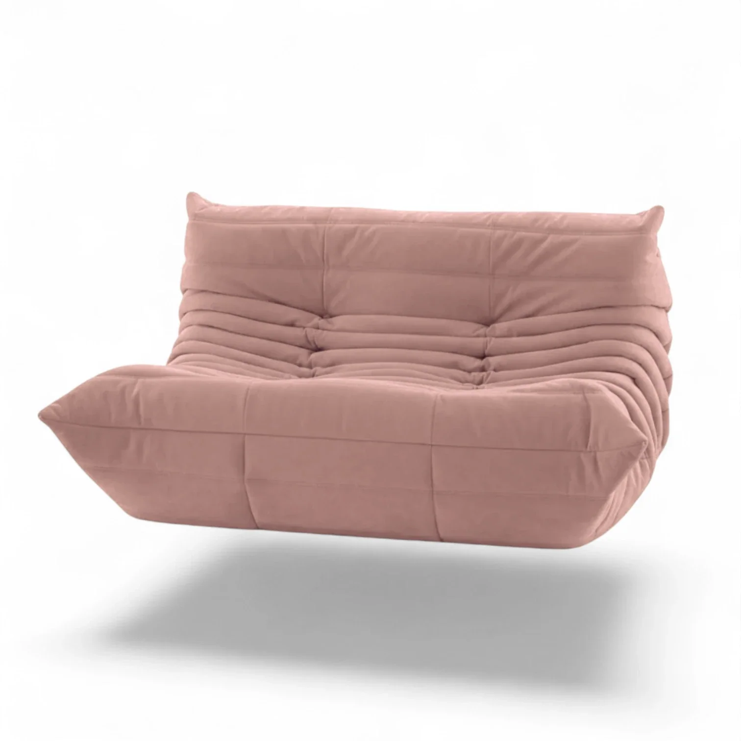 Togo Sofa - Zweisitzer Altrosa