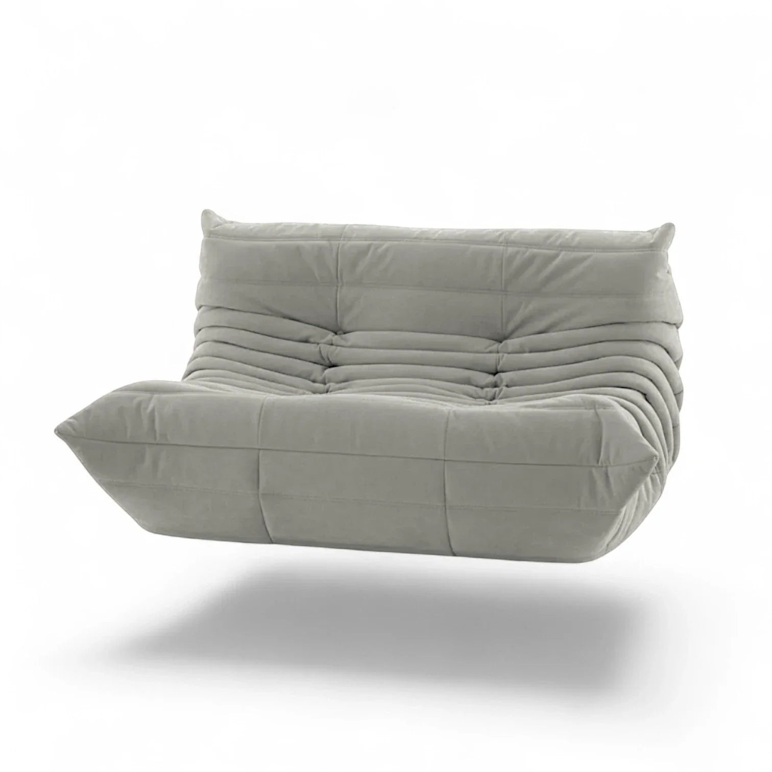 Togo Sofa - Zweisitzer Grau