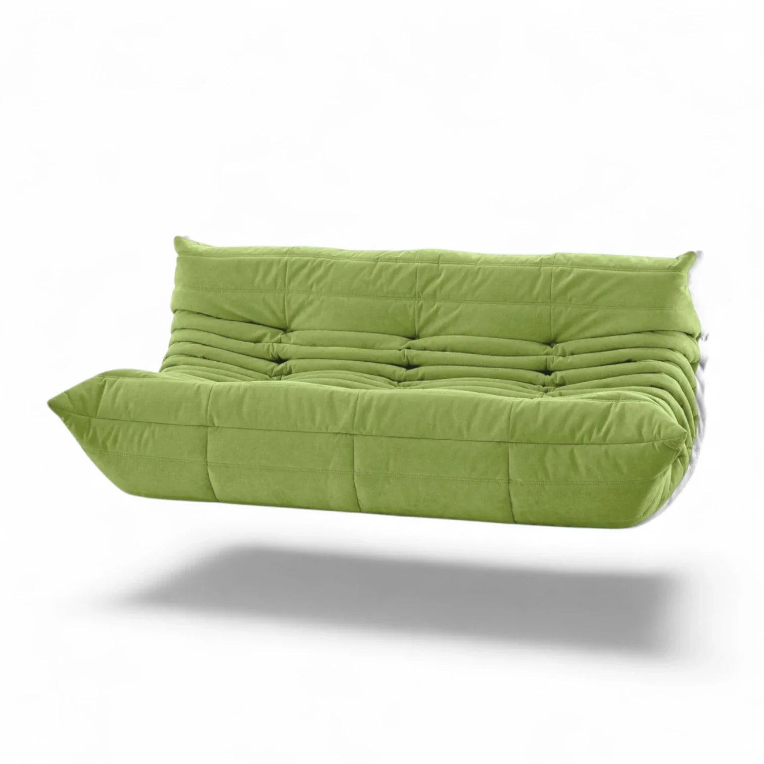 Togo Sofa – Dreisitzer Anisgrün