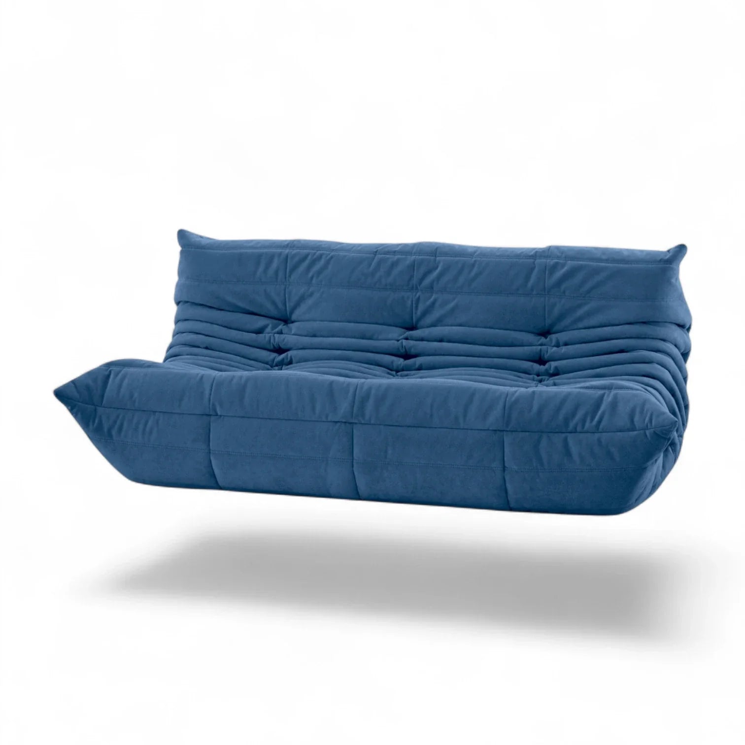 Togo Sofa – Dreisitzer Denimblau