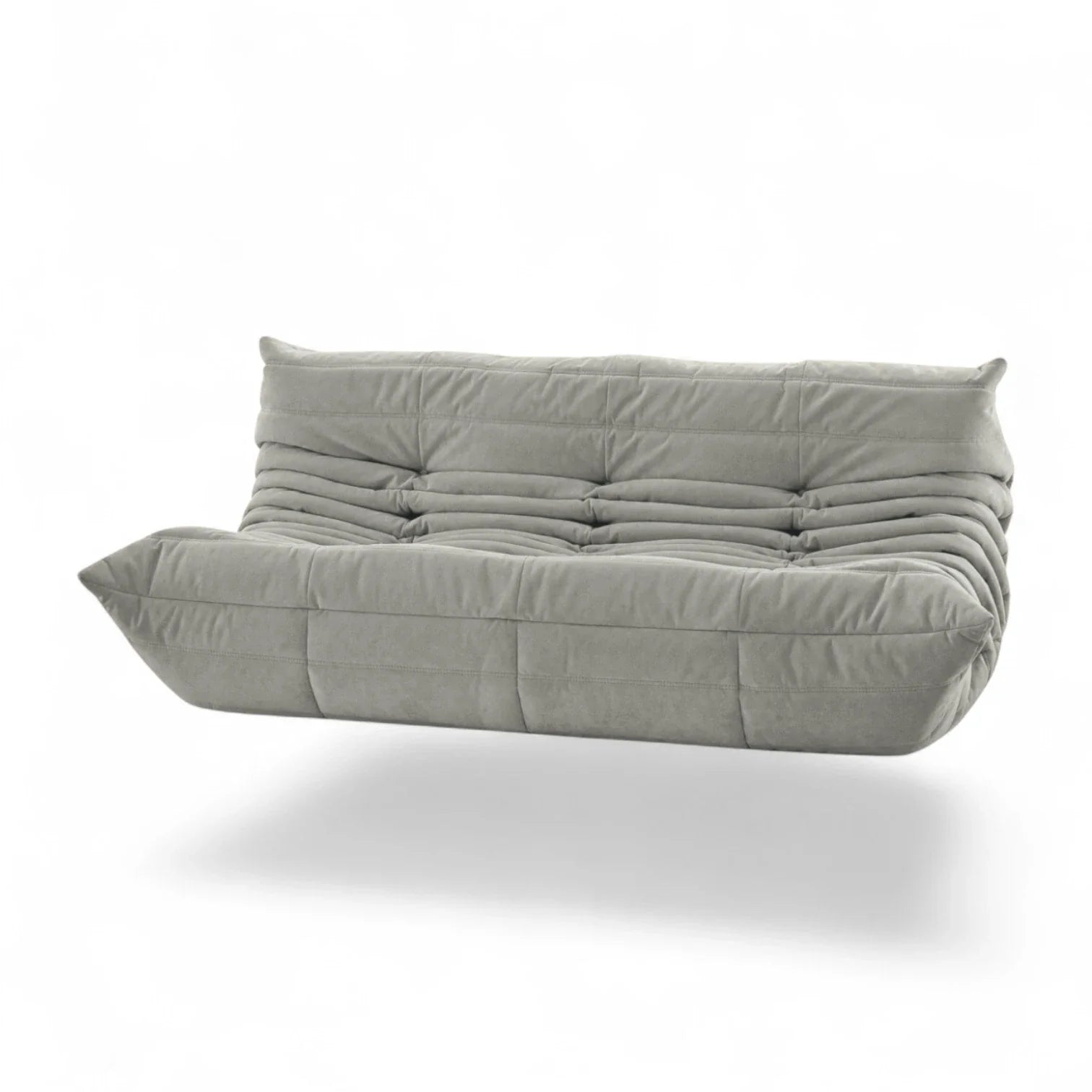 Togo Sofa – Dreisitzer Grau