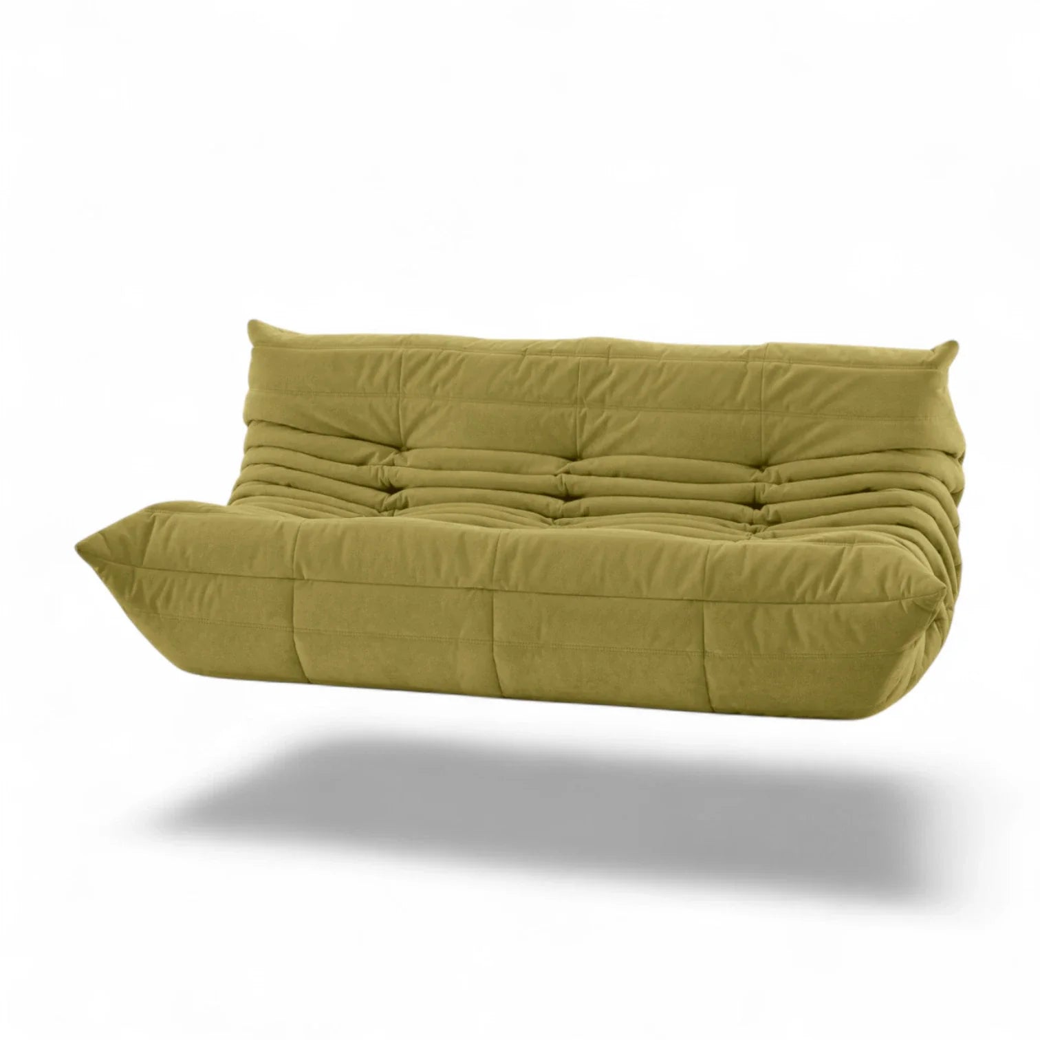Togo Sofa – Dreisitzer Khaki