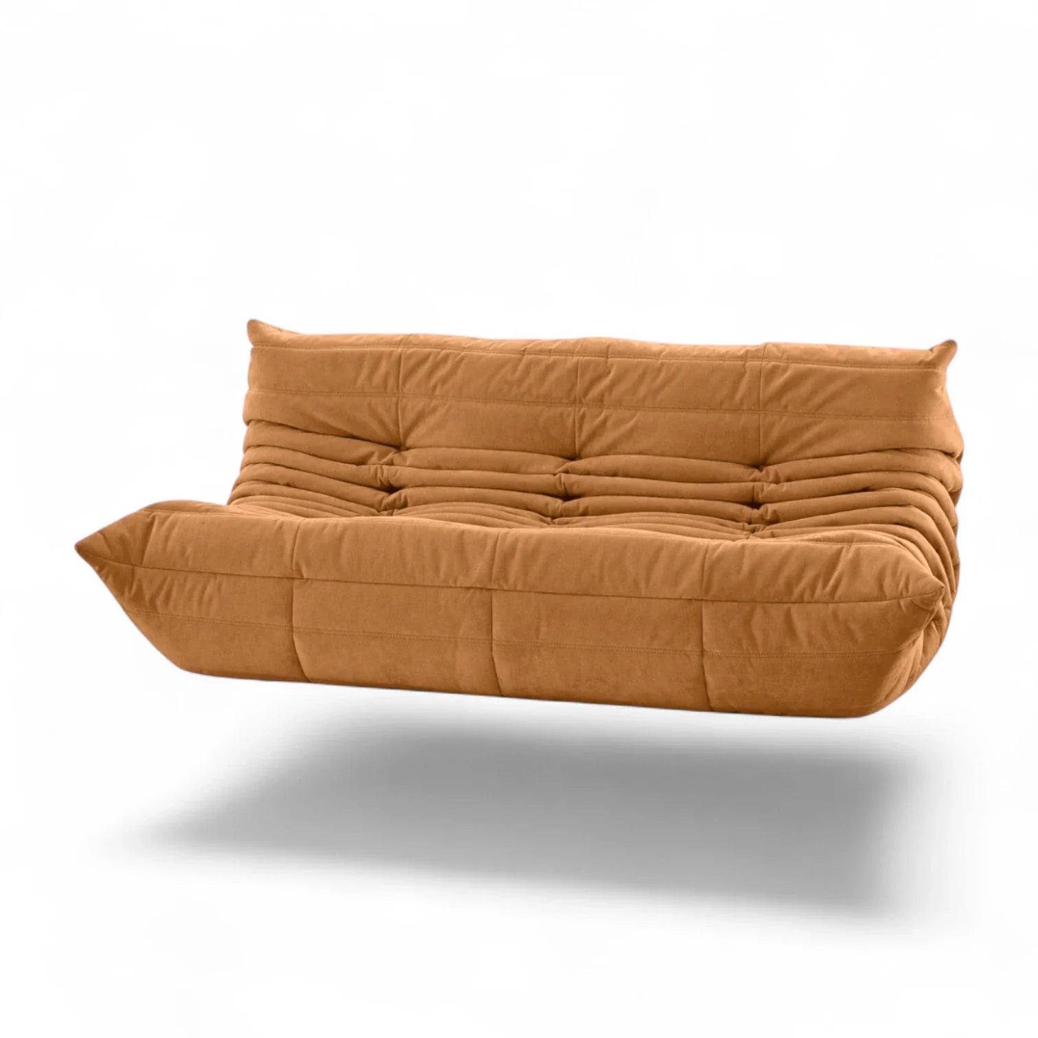 Togo Sofa – Dreisitzer Terrakotta
